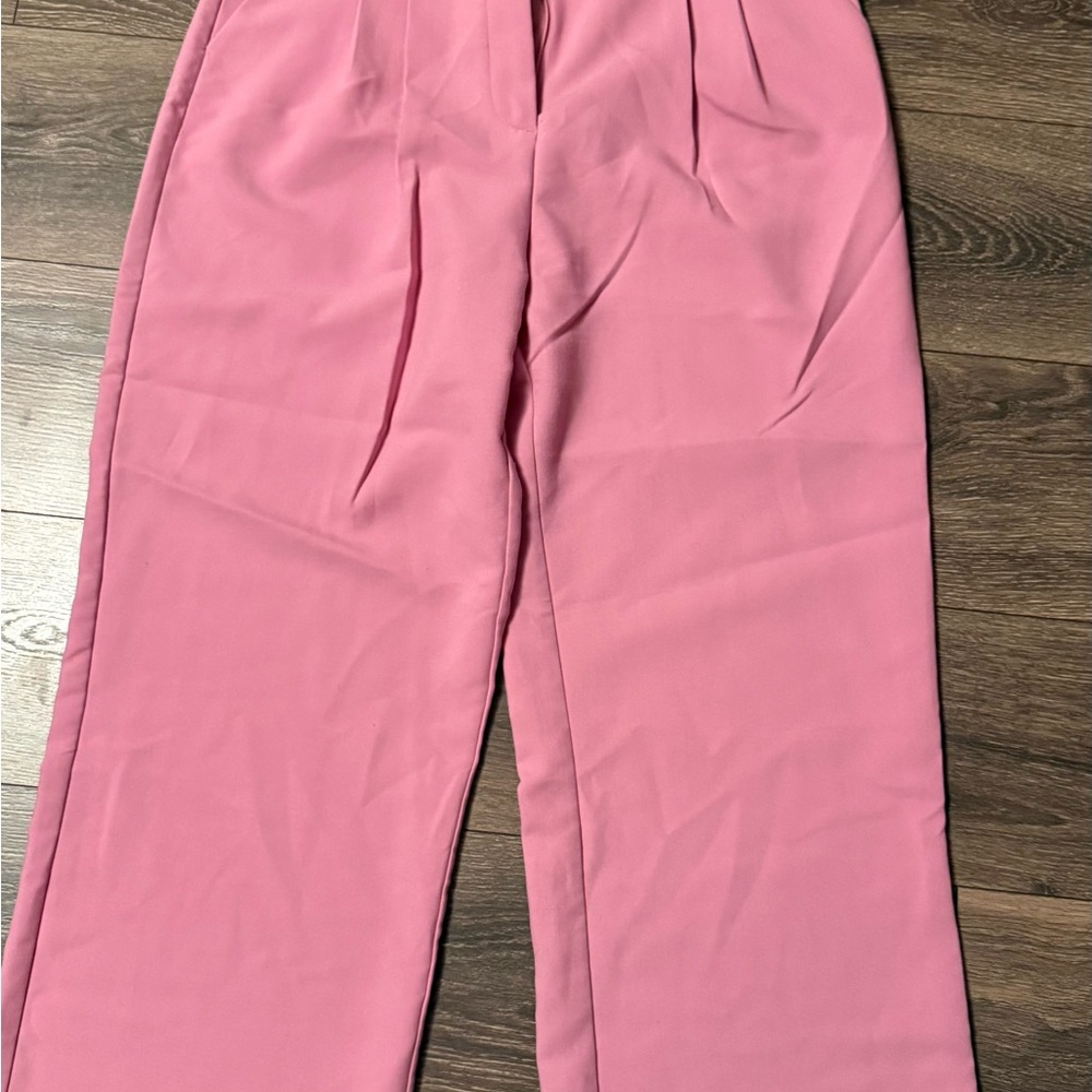 Abercrombie & Fitch Pink Wide Leg Pants